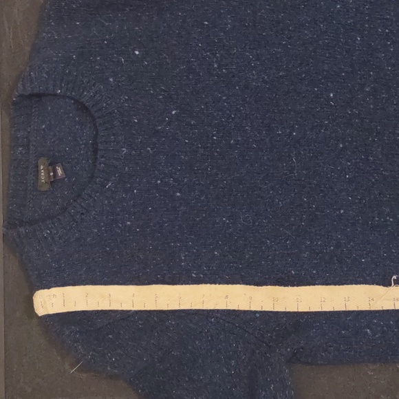 USED J. CREW SWEATER HAS MANY HOLES SIZE S COLOR BLUE LONG SLEEVE - Picture 9 of 13